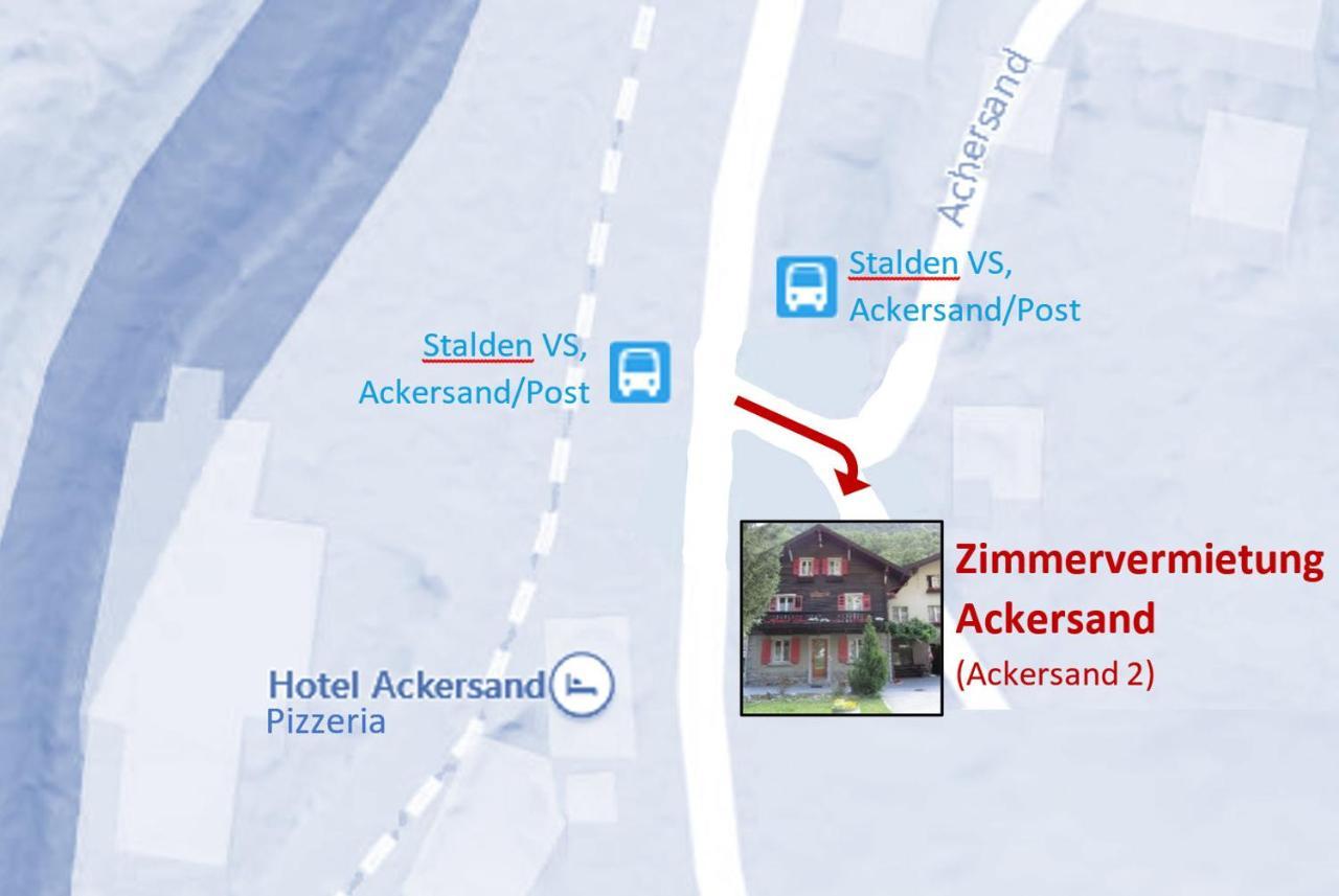 Zimmervermietung Ackersand Stalden Exterior photo